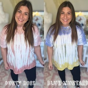 oversized tie dye tee